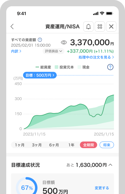 「PayPay資産運用」が開きます